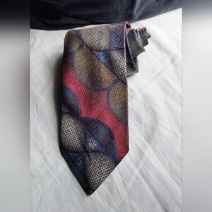 VINTAGE CHRISTIAN DIOR MONSIEUR TIE – Abstract Multicolor
